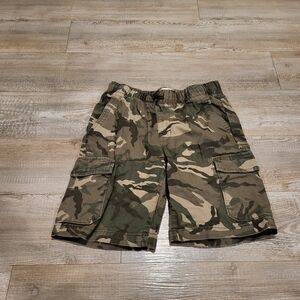 Old Navy Camo Cargo Shorts Big Boys Size Large 10-12